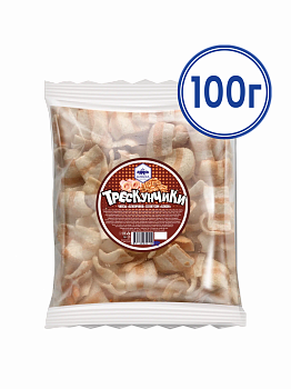 Чипсы "Трескунчики" Бекончики (бекон) 100 г, шт