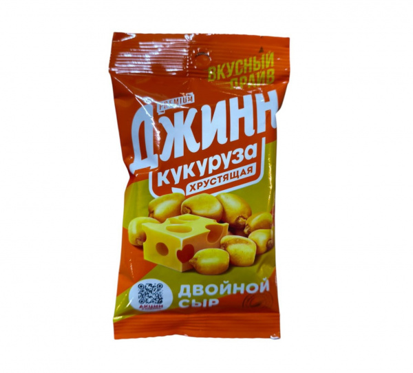 Кукуруза "Джинн" жареная (Двойной сыр и чили) 35 г, шт