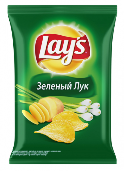 Чипсы "Лейз" (Зеленый лук) 140 г, шт
