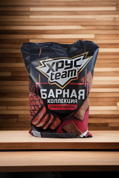 Хрустим Барные Стейк и черный перец 70 г, шт