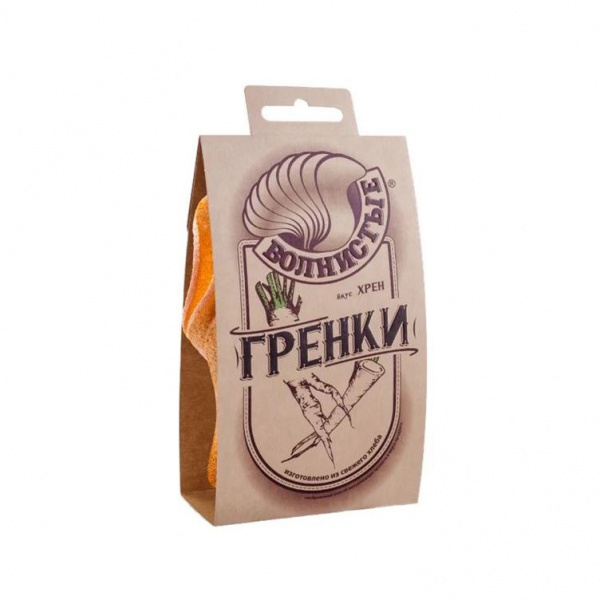 Гренки "Волнистые" (хрен) 75 г, шт