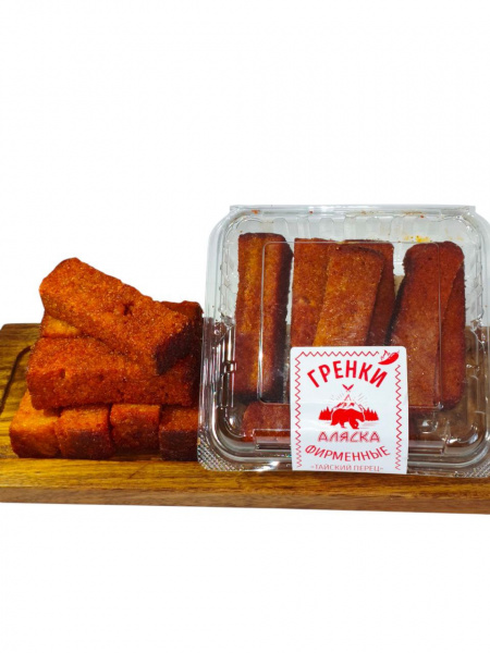 Гренки Фирменные с тайским перцем 130 г (Аляска), шт